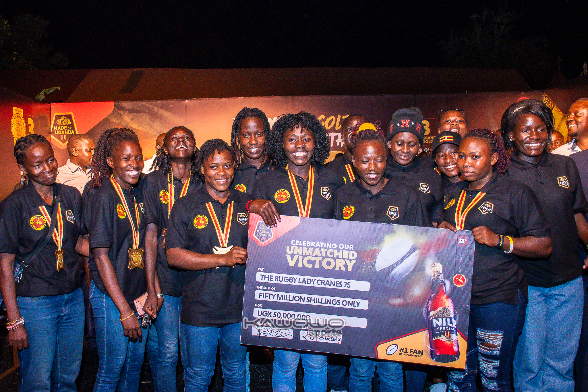 Nile Special rewards African Games Rugby 7s gold medallists with UGX 100 million