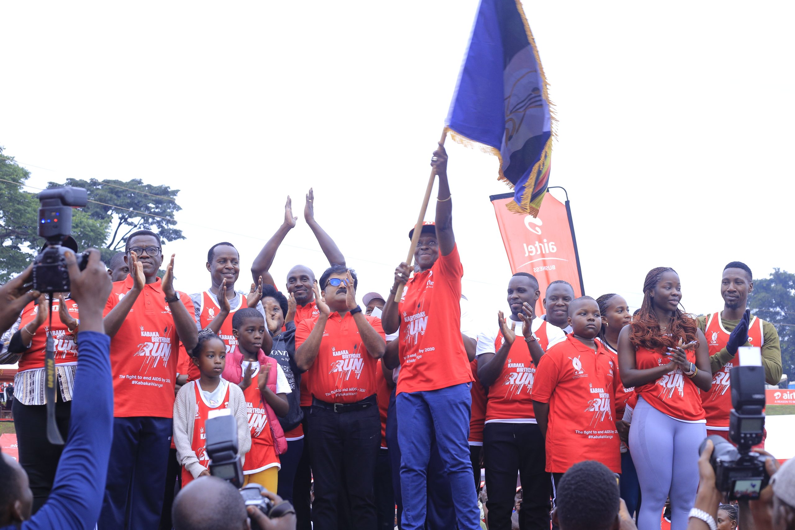 Thousands Join in the brave fight to end HIV/AIDS in Uganda by 2030 at the 11th Kabaka Birthday Run