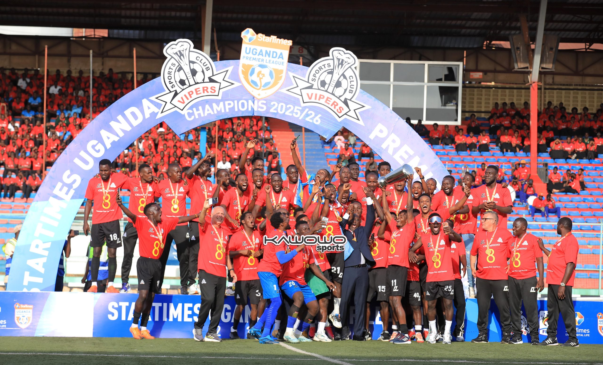 Vipers crowned for the 8th time as UPL concludes