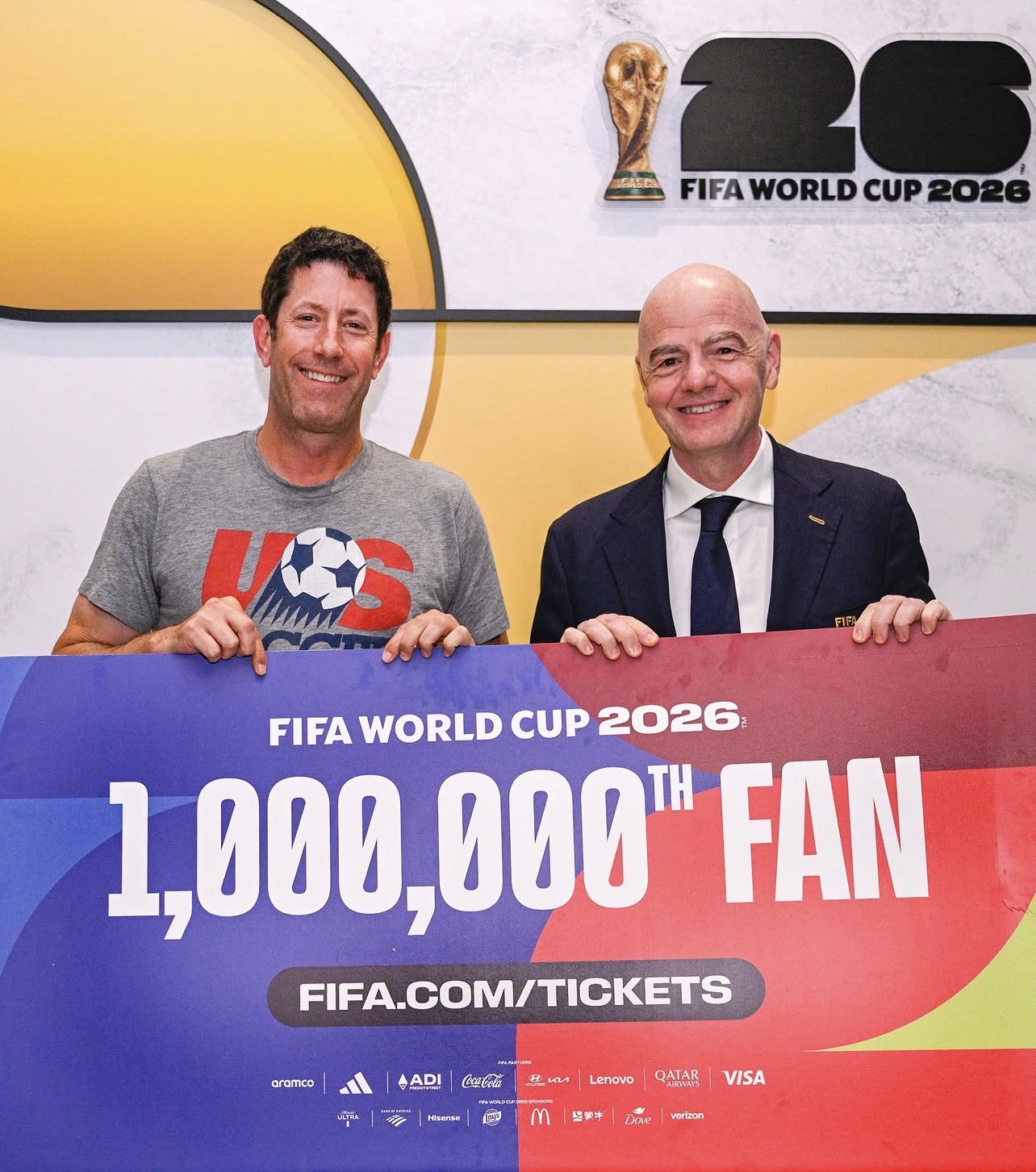 FIFA World Cup 2026 reaches one million fans