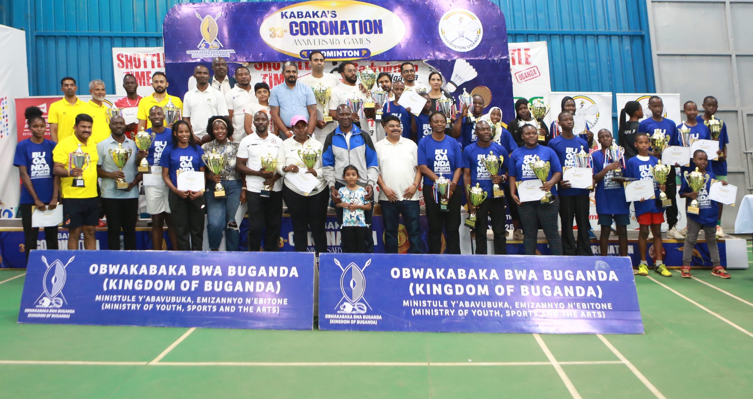 Kabaka’s Coronation Badminton Tournament ends in style as Uganda’s best shine