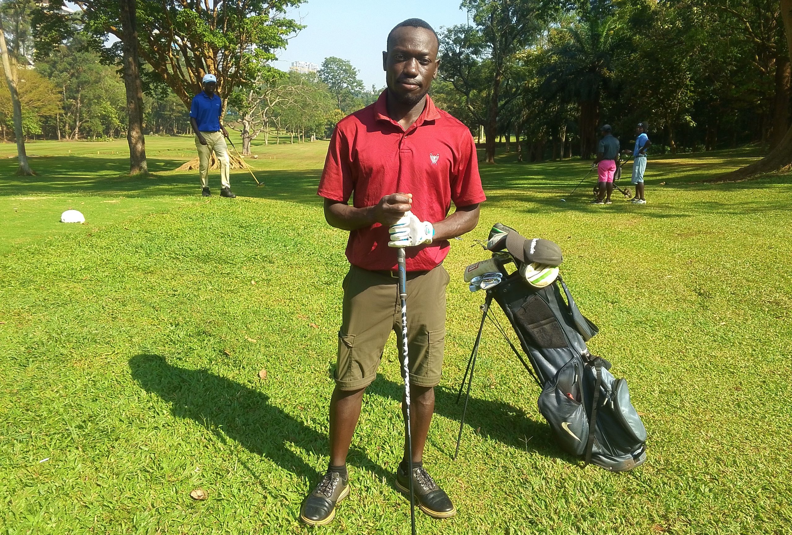 Basil Atinoi: The caddie who carries dreams, not just golf bags