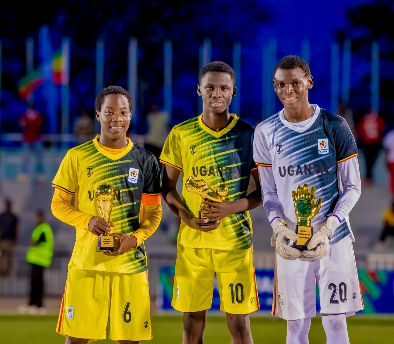 Uganda Cubs dominate U17 AFCON Qualifiers Best XI